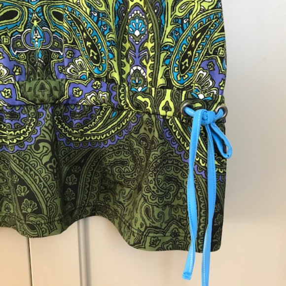 Athleta Racerback Yoga Tank Top With Paisley Print - Picture 5 of 7